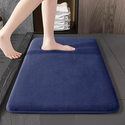 Quick-Dry Bathroom Floor Mat – Soft Anti-Slip Door & Shower Rug