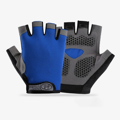 Fingerless Gym & Training Gloves – Breathable Non-Slip Workout Gloves for Men & Women