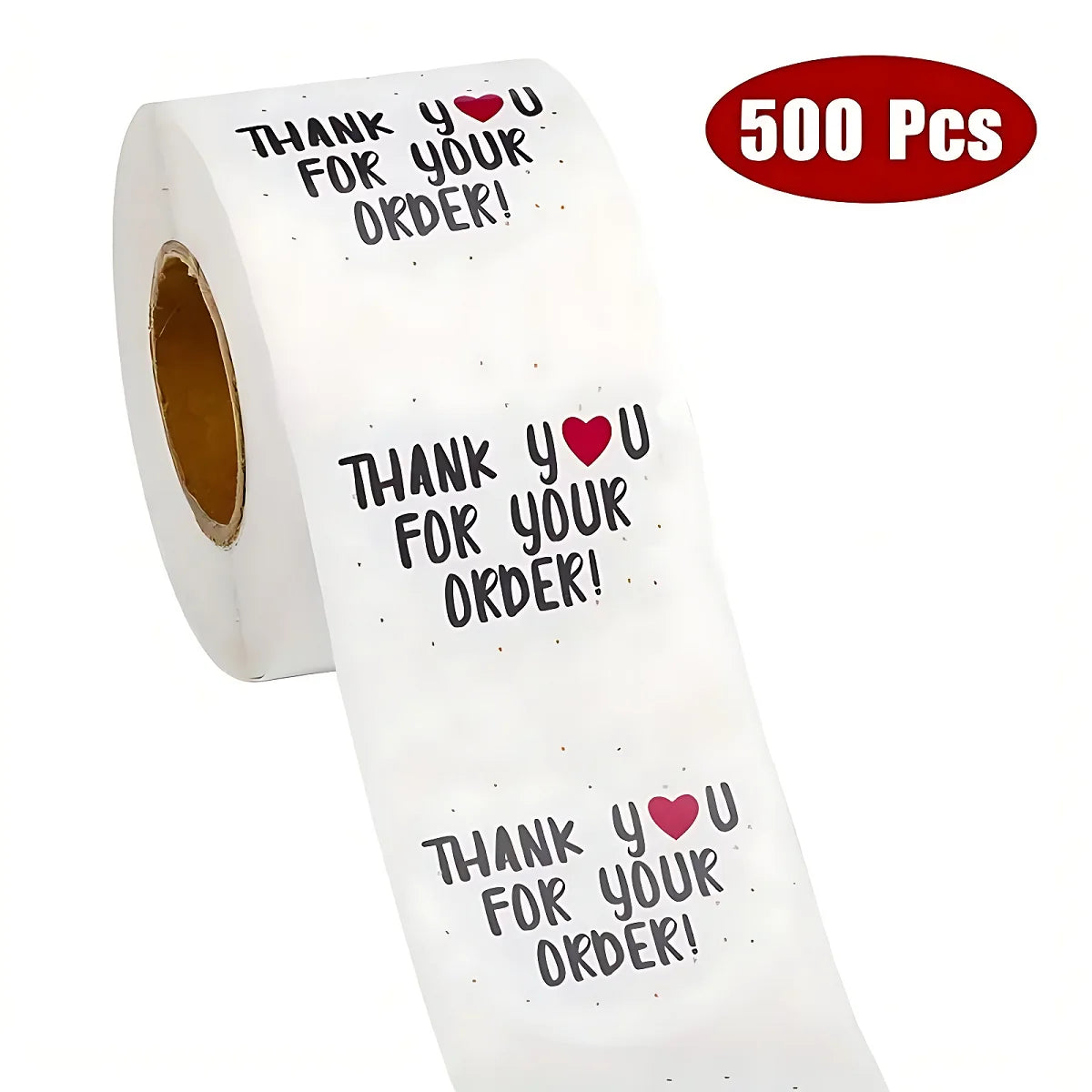 500-Pack Thank You for Your Order Stickers – Packaging Labels for Small Business