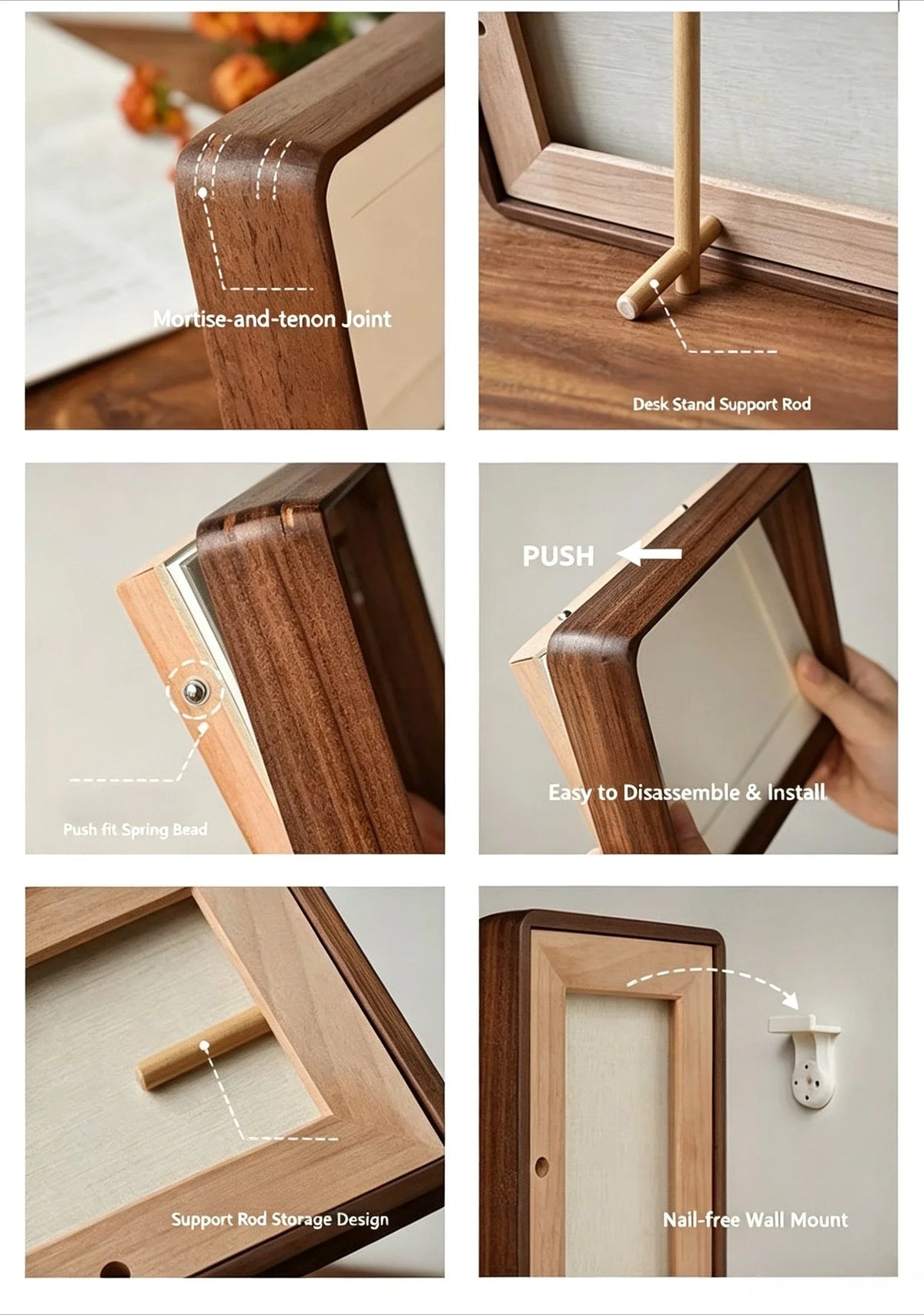 Wooden Photo Booth Strip Picture Frame