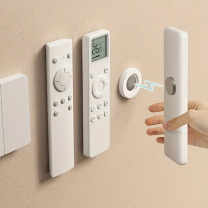 Magnetic Remote Control Holder (3PCS) – No-Drill Wall Mount Organiser