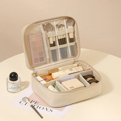 Travel Toiletry & Makeup Organiser Bag – Oxford Cloth Single or Double Layer Cosmetic Storage Case