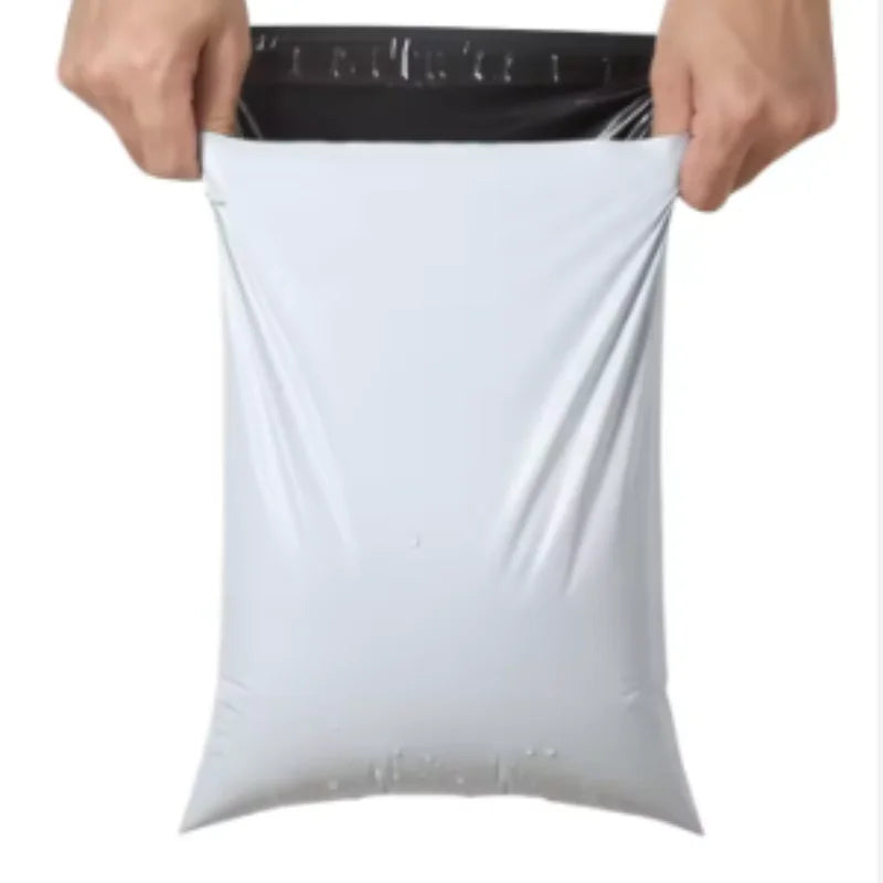 White Self-Sealing Courier Bags – Waterproof Shipping & Mailing Satchels