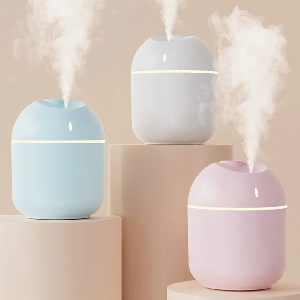 270ml USB Air Humidifier & Aroma Diffuser with LED Night Light