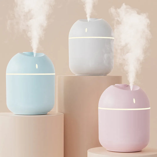 270ml USB Air Humidifier & Aroma Diffuser with LED Night Light