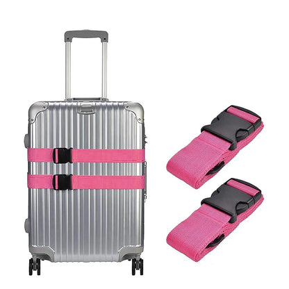 Adjustable Luggage Straps (Pack of 2, with 7 colours available)