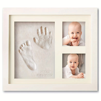 Baby Hand & Footprint Photo Frame Kit – Keepsake Memory Frame