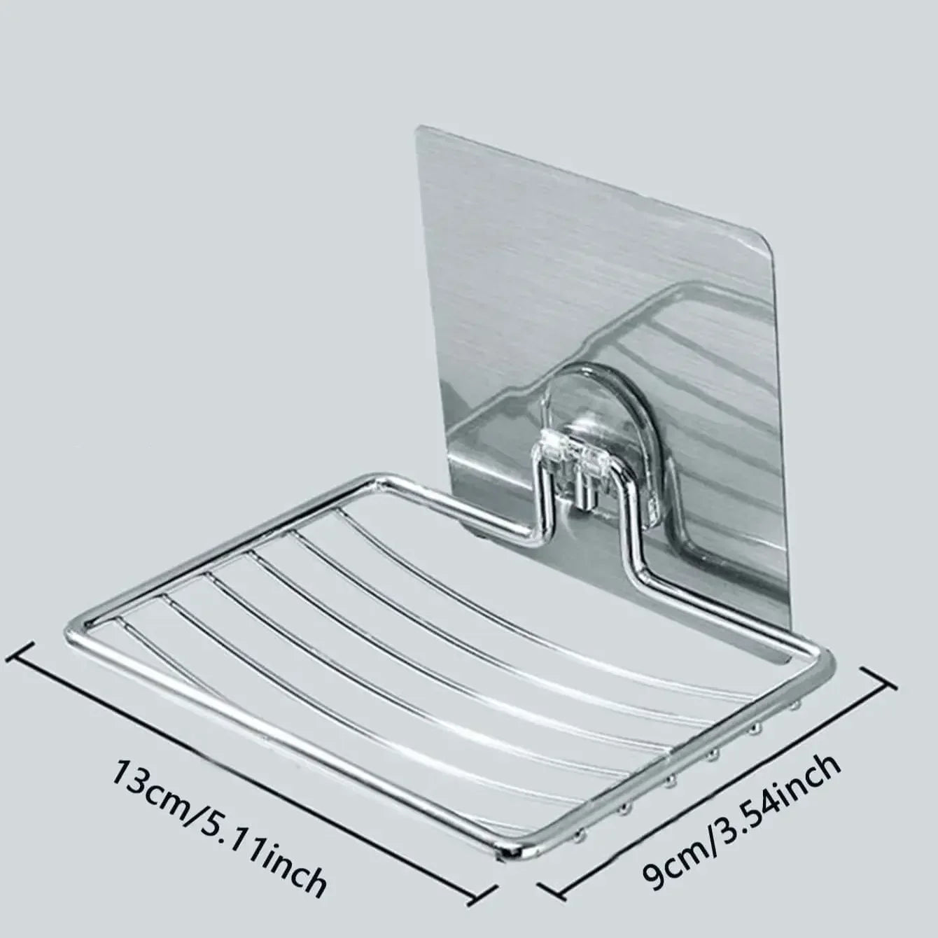 Stainless Steel Soap Holder – Wall Mounted Drainage Soap Rack