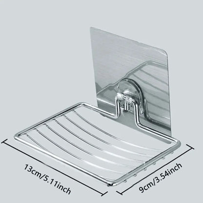 Stainless Steel Soap Holder – Wall Mounted Drainage Soap Rack