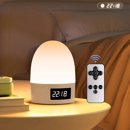 Rechargeable Touch Night Light – 3 Colour LED Bedside Lamp for Kids & Bedrooms