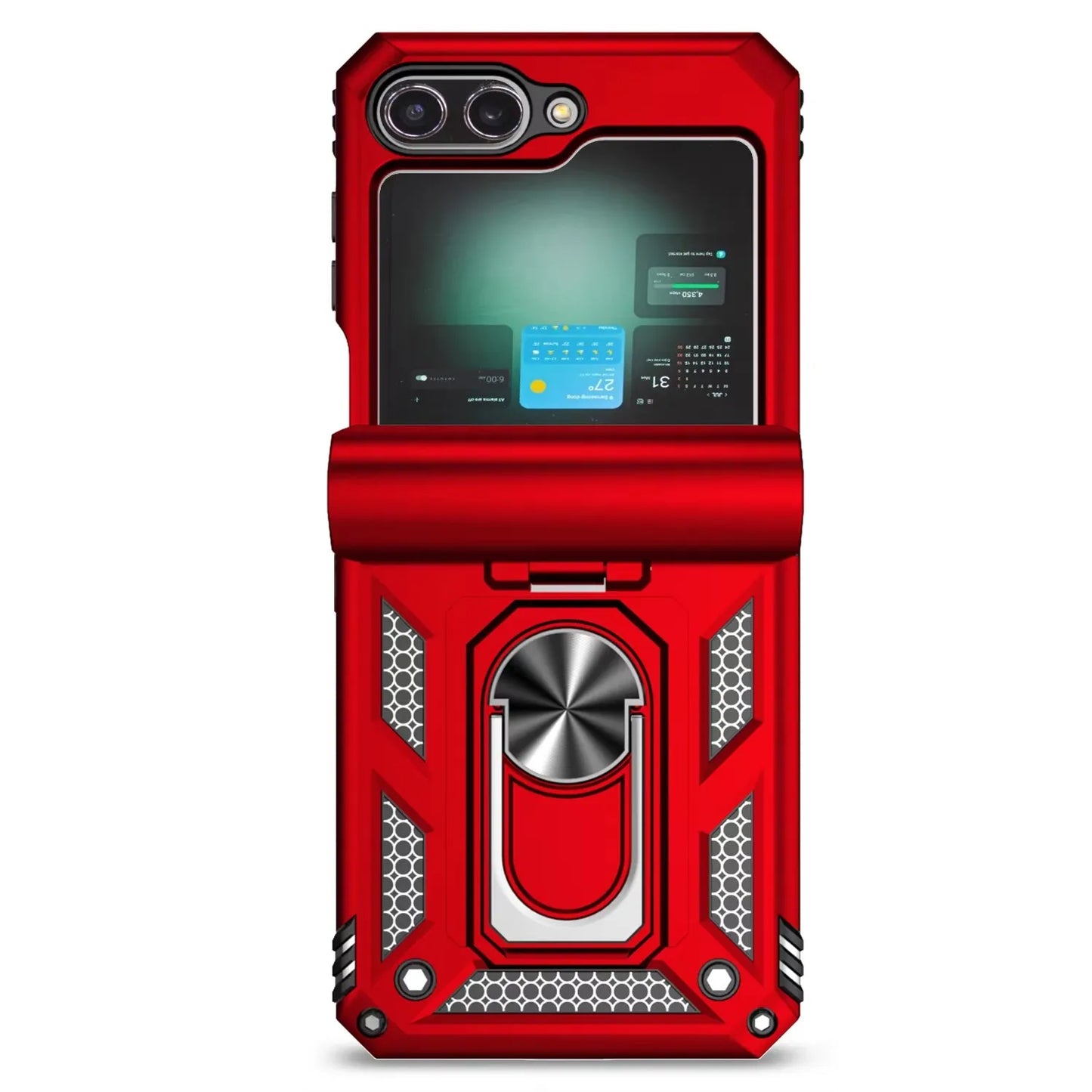 Samsung Galaxy Z Flip7 Phone Case with Ring Bracket (8 colours available)