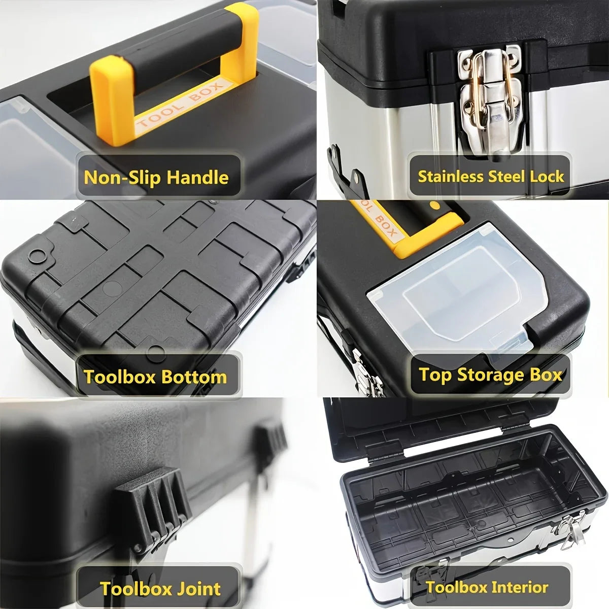 Stainless Steel Double Layer Tool Box