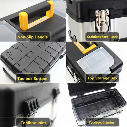 Stainless Steel Double Layer Tool Box