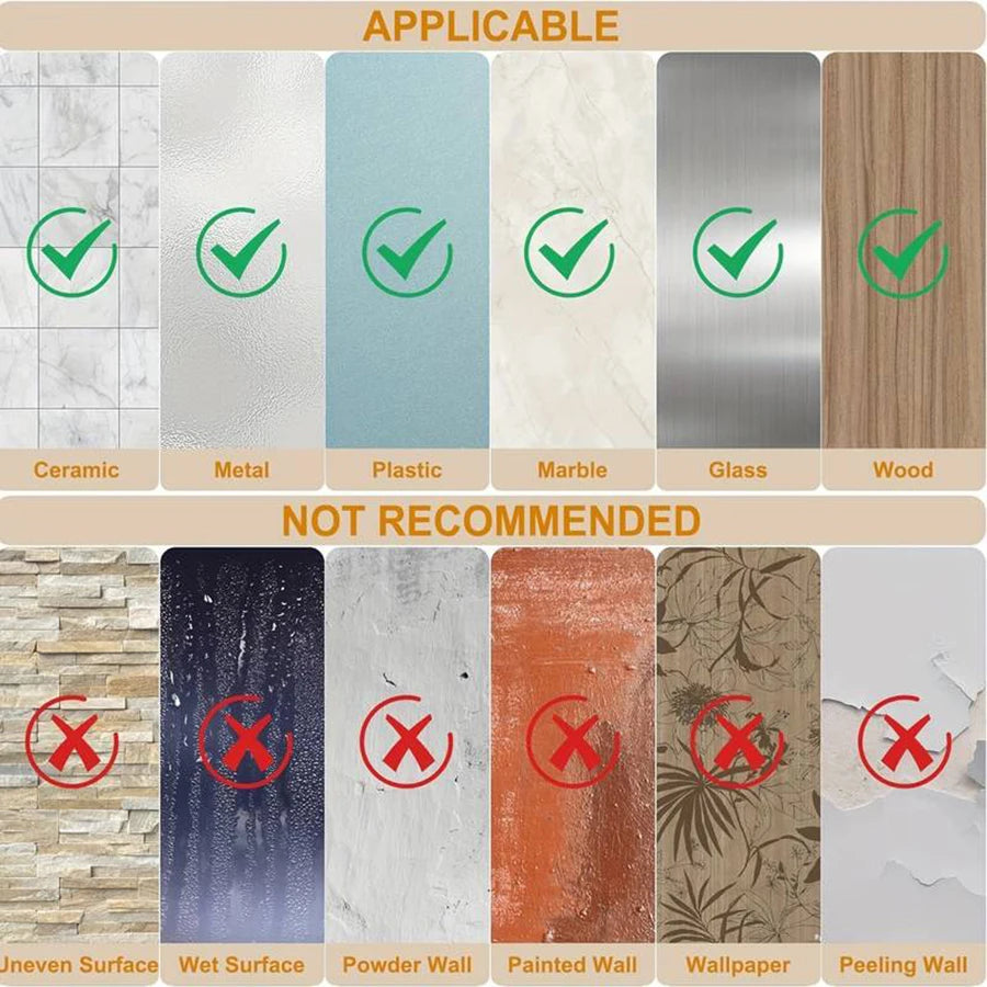 Stainless Steel Adhesive Hooks – No-Drill Wall Hooks for Home Organisation