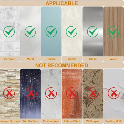 Stainless Steel Adhesive Hooks – No-Drill Wall Hooks for Home Organisation