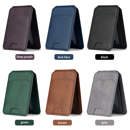 Magnetic Leather Wallet Case for iPhone (MagSafe Compatible)