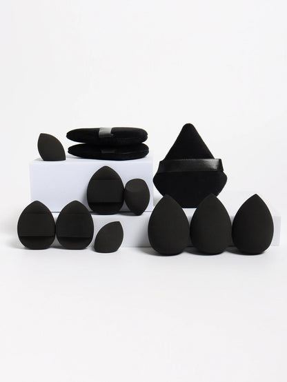 12-Piece Makeup Sponge & Powder Puff Set – Beauty Blenders, Cushion Puffs & Mini Makeup Sponges