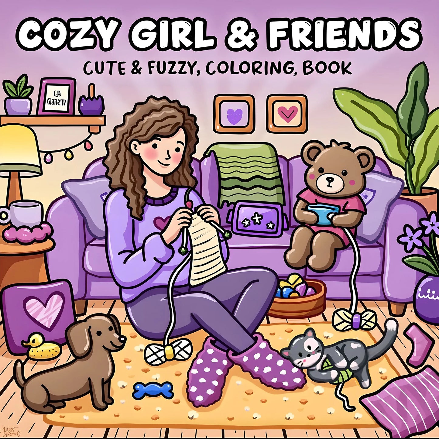 Cat Moments Adult Colouring Book – Relaxing Cat-Themed Colouring Book