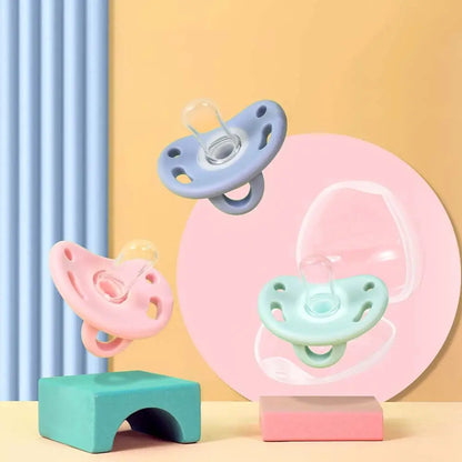 Silicone Baby Pacifier with Storage Case – Safe Soother (0–12 Months)