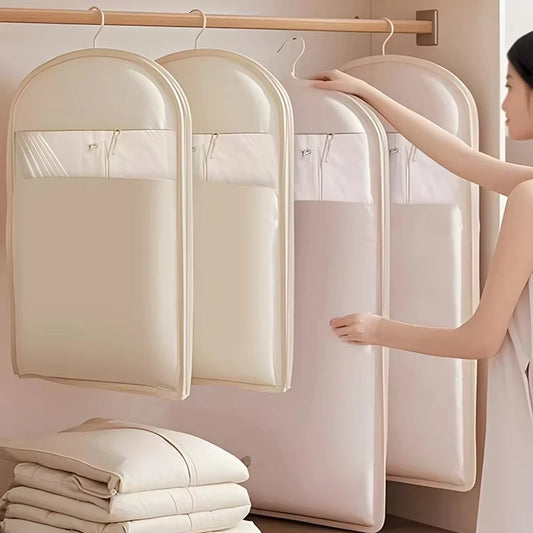 Compressed Hanging Clothes Storage Bag – Visible Wardrobe Organiser