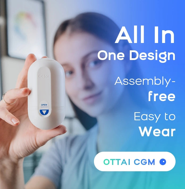 Ottai M8 Continuous Glucose Monitoring System – 14-Day CGM Sensor & Applicator