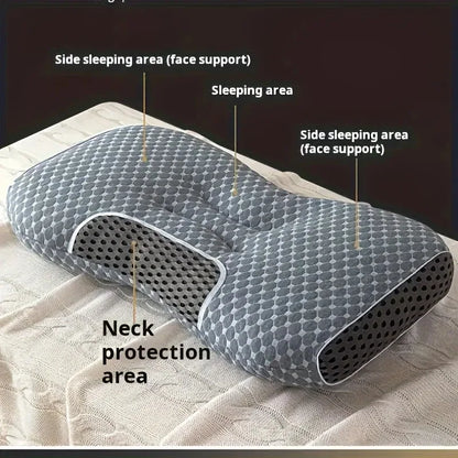 U-Shaped Cervical Support Pillow – Contoured Neck & Sleeping Pillow