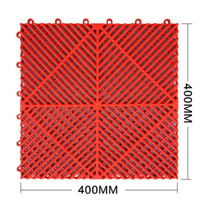 Vented Plastic Garage Floor Tile