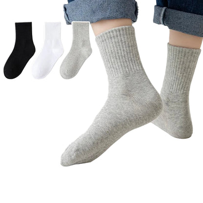 Cotton Sport Socks – 5 Pairs (Ages 3–13) (5 colours available)