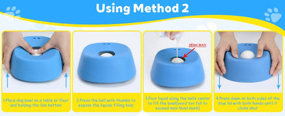 Slow Feed Lick Bowl for Dogs – Anti-Choking Feeding Bowl