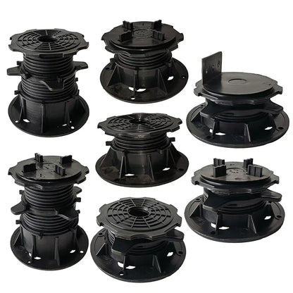 Adjustable Decking Support Pedestals (4pcs) – Leveling Base for Outdoor Flooring