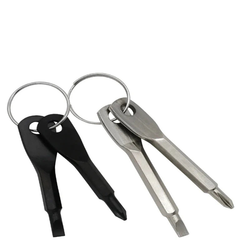 Mini Keychain Screwdriver Tool – Phillips & Slotted (2 colours available)