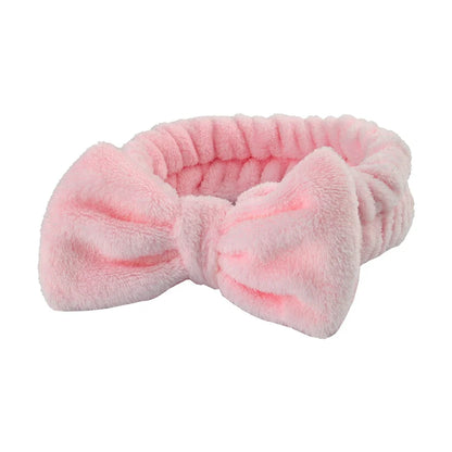3-Piece Spa Headband & Wristband Set – Soft Absorbent Face Washing & Skincare Accessories