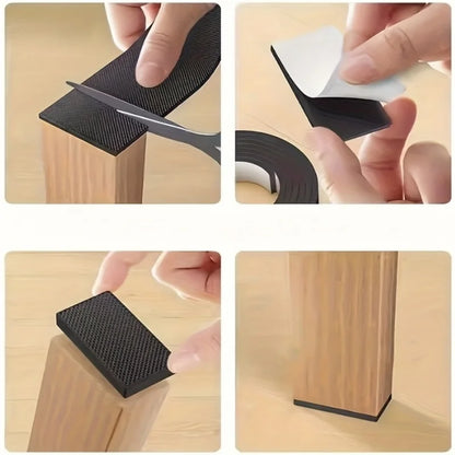 Cut-to-Size Anti-Slip Furniture Pads – 2m Self-Adhesive EVA Floor Protectors