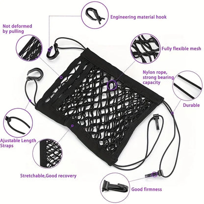 Seat Back Partition & Mesh Storage Net