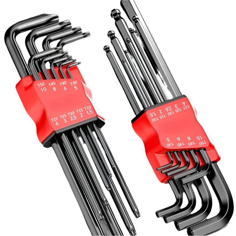 Allen Hex Wrench Screwdriver Set with Sleeve (5 different models available)