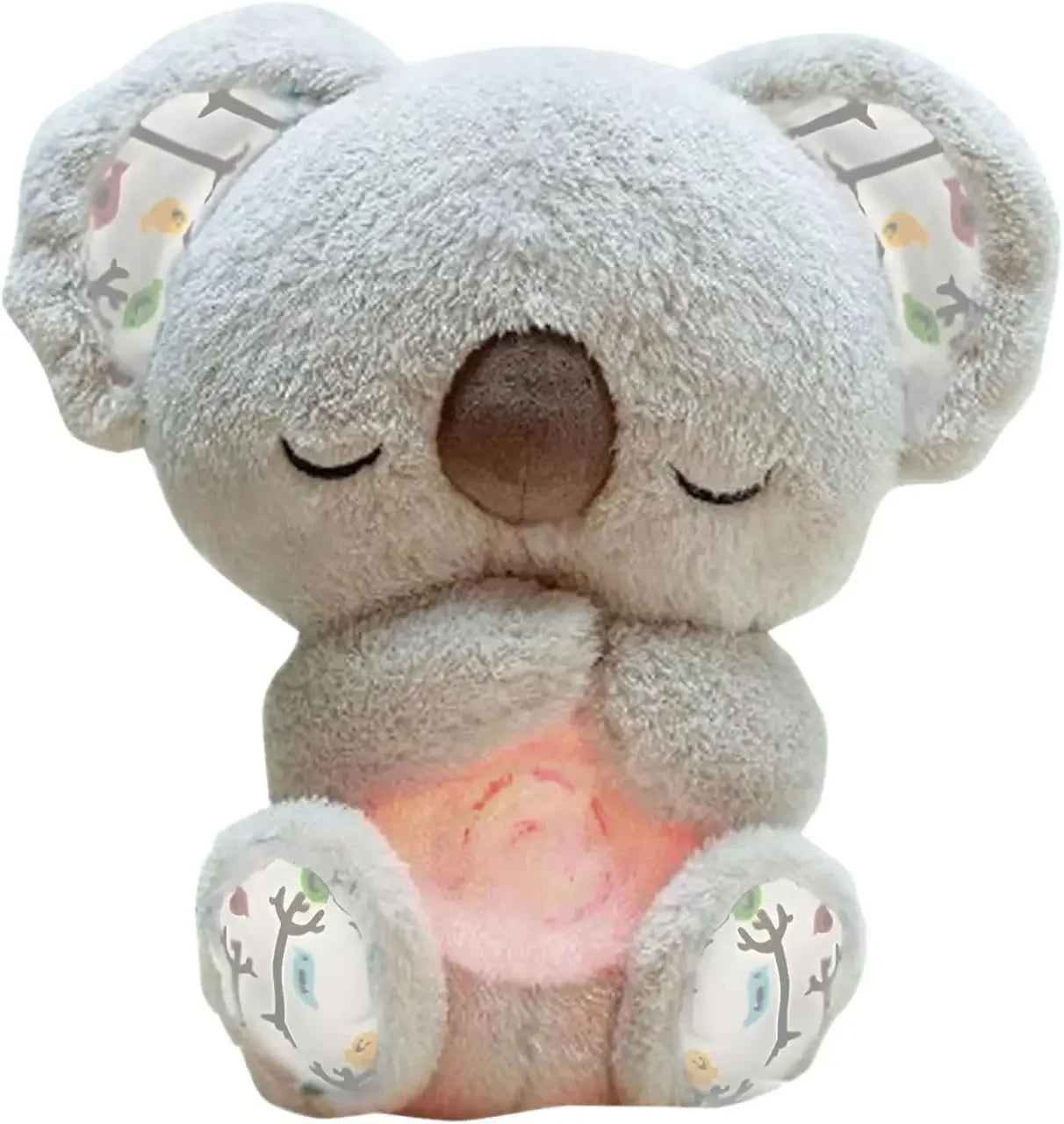 Breathing Koala Plush Sleep Aid – Soothing Night Light & Calming Sound Toy