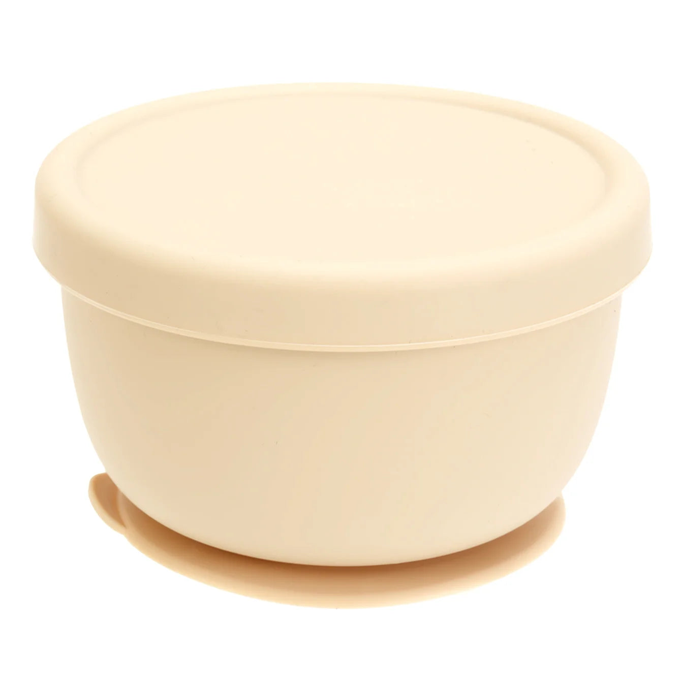 Silicone Baby Suction Bowl with Lid – Portable Feeding & Food Storage Bowl