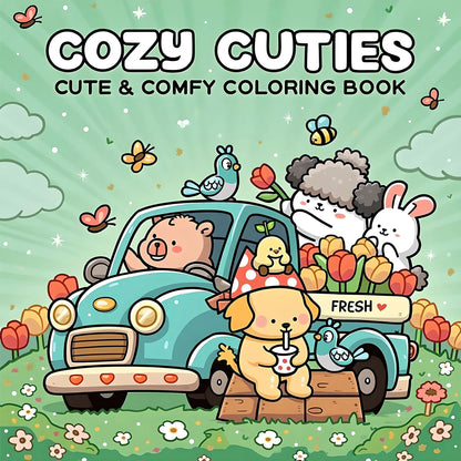 Cat Moments Adult Colouring Book – Relaxing Cat-Themed Colouring Book