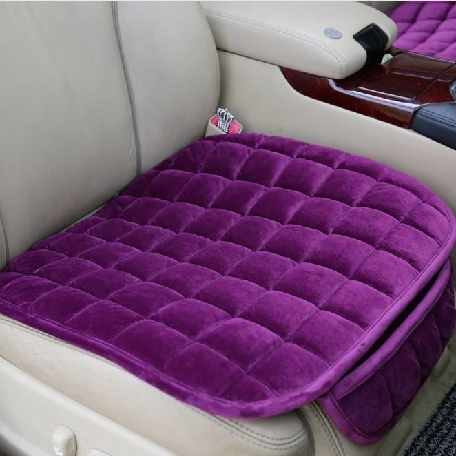 Universal Plush Car Seat Cushion – Anti-Slip All-Season Seat Protector
