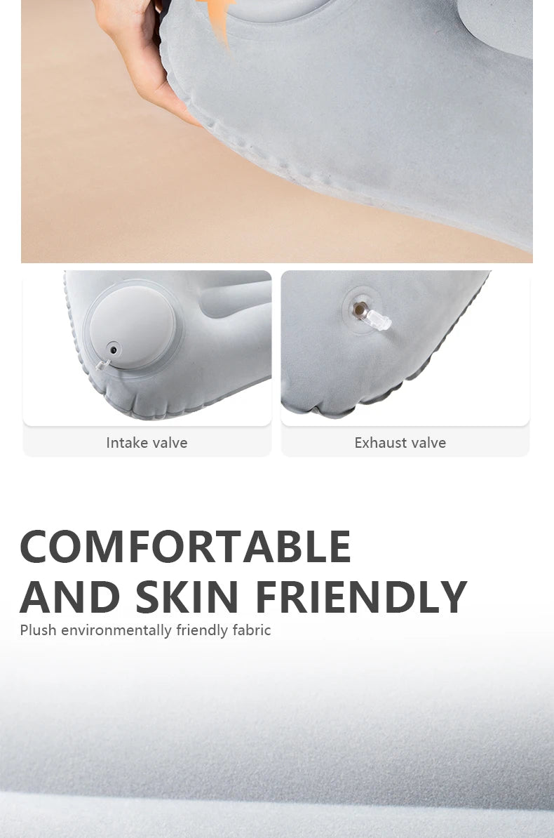 Inflatable Camping Pillow – Ultralight Travel & Hiking Air Pillow