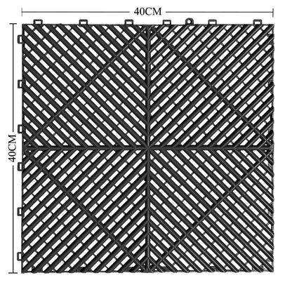 Interlocking Plastic Garage Flooring Tiles