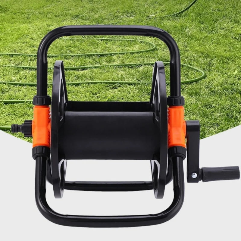 Portable Garden Hose Reel – Single-Arm Manual Hose Storage & Winding Rack