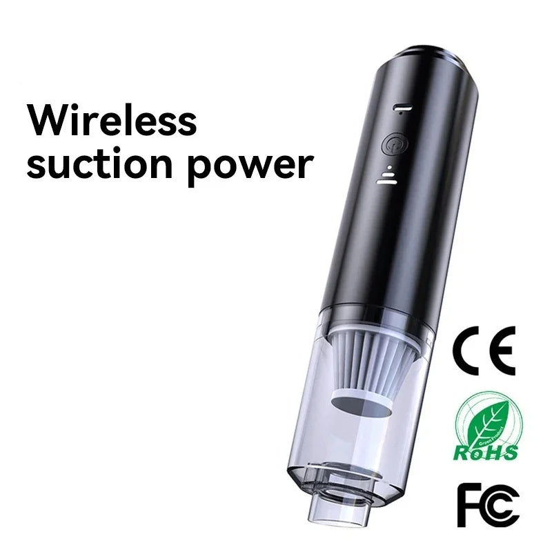 4-in-1 Handheld Car Vacuum & Air Blower – Wireless Portable