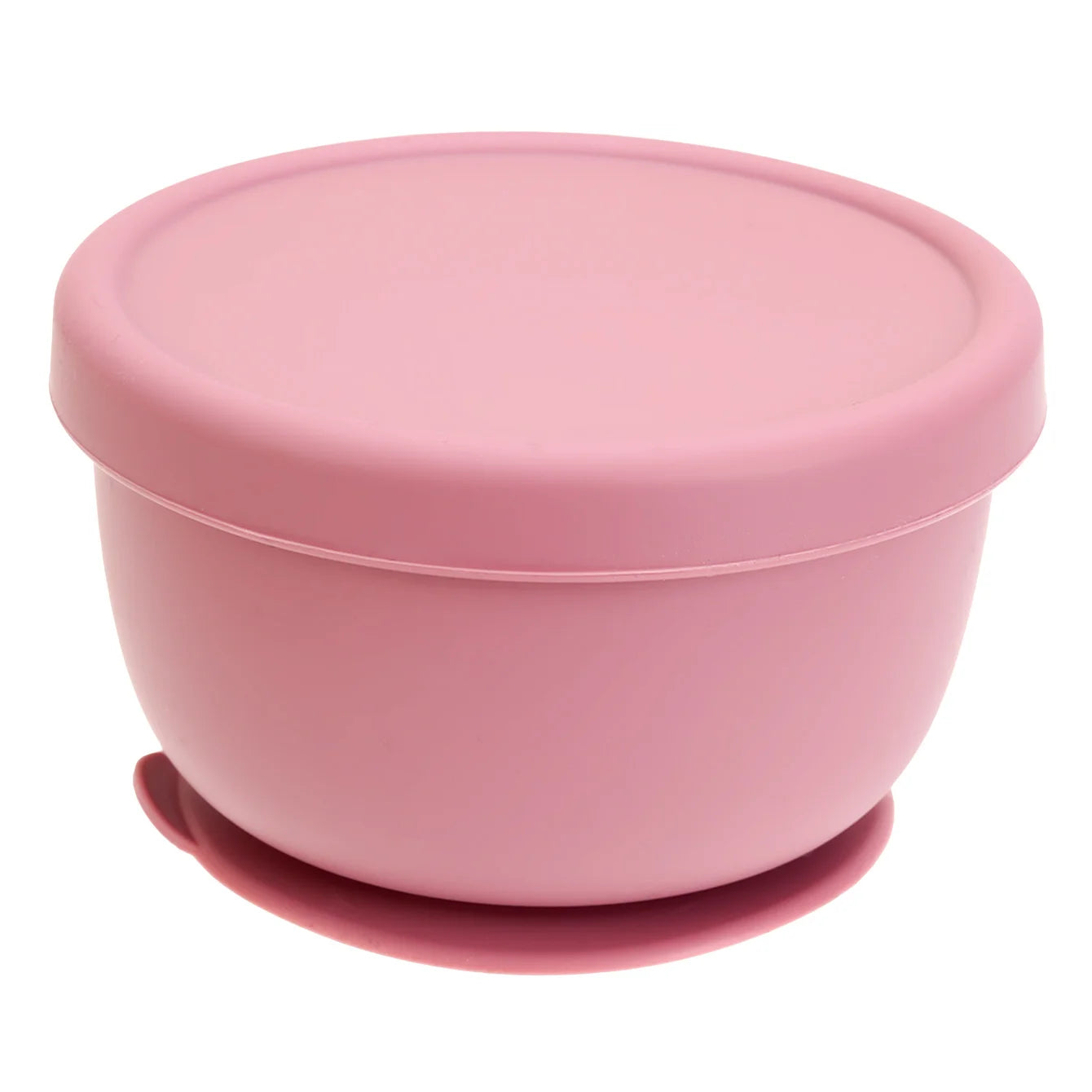 Silicone Baby Suction Bowl with Lid – Portable Feeding & Food Storage Bowl