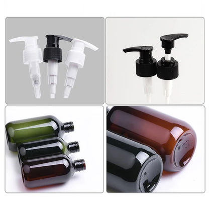Refillable Shampoo & Soap Pump Bottles – Bathroom Dispenser Containers