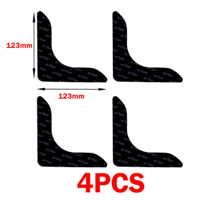 Reusable Anti-Slip Carpet Stickers – Washable Rug Gripper Pads & Anti-Curling Floor Tape