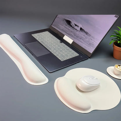 Ergonomic Keyboard Wrist Rest & Mouse Pad Set – 3-Piece Memory Foam Support Kit