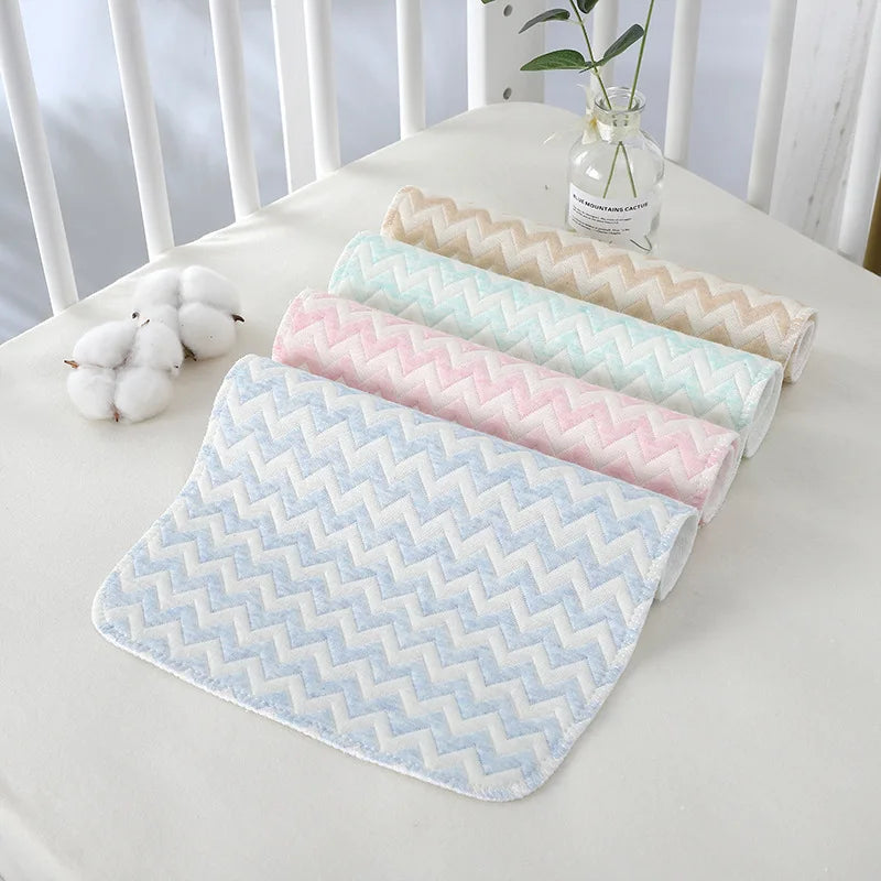 Reusable Waterproof Baby Changing Mat – 50 × 70cm Cotton Nappy Change Pad