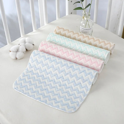 Reusable Waterproof Baby Changing Mat – 50 × 70cm Cotton Nappy Change Pad