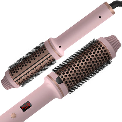 Ceramic Heated Thermal Brush – Volumising Hot Brush for Loose Curls & Smooth Styling